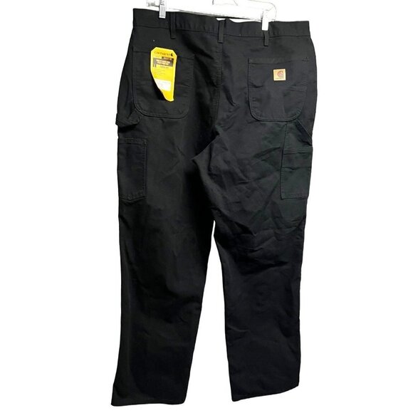 Carhartt Mens Black Duck Work Dungaree Loose Original Fit Denim Pants 40x34 New - Picture 6 of 8